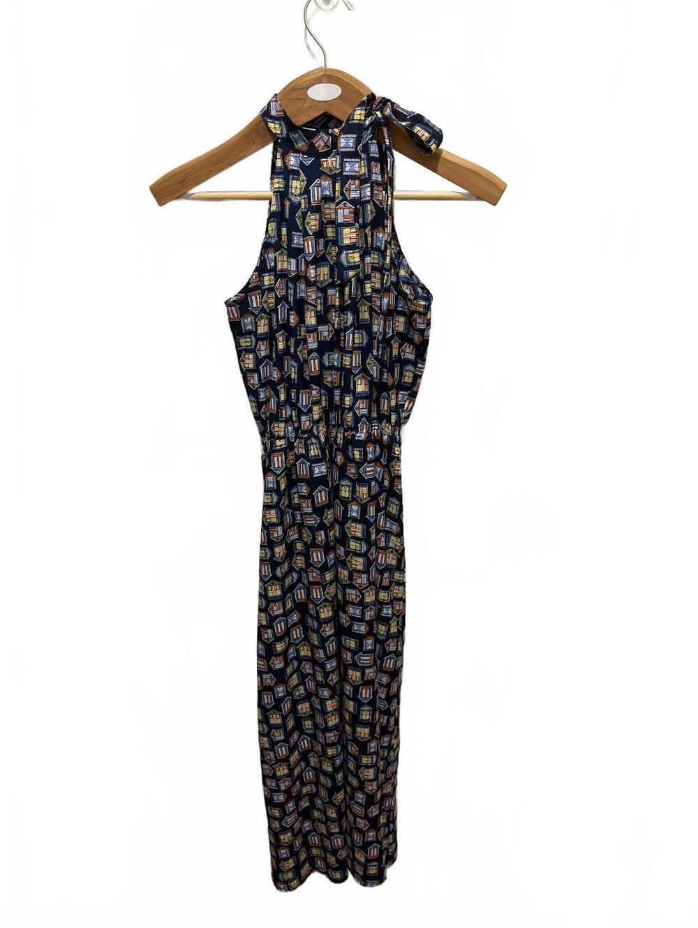 Maison Jules Women's Sleeveless Printed Maxi Dress Size S
